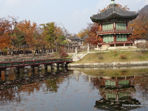 Estanque palacio Gyeongbokgung